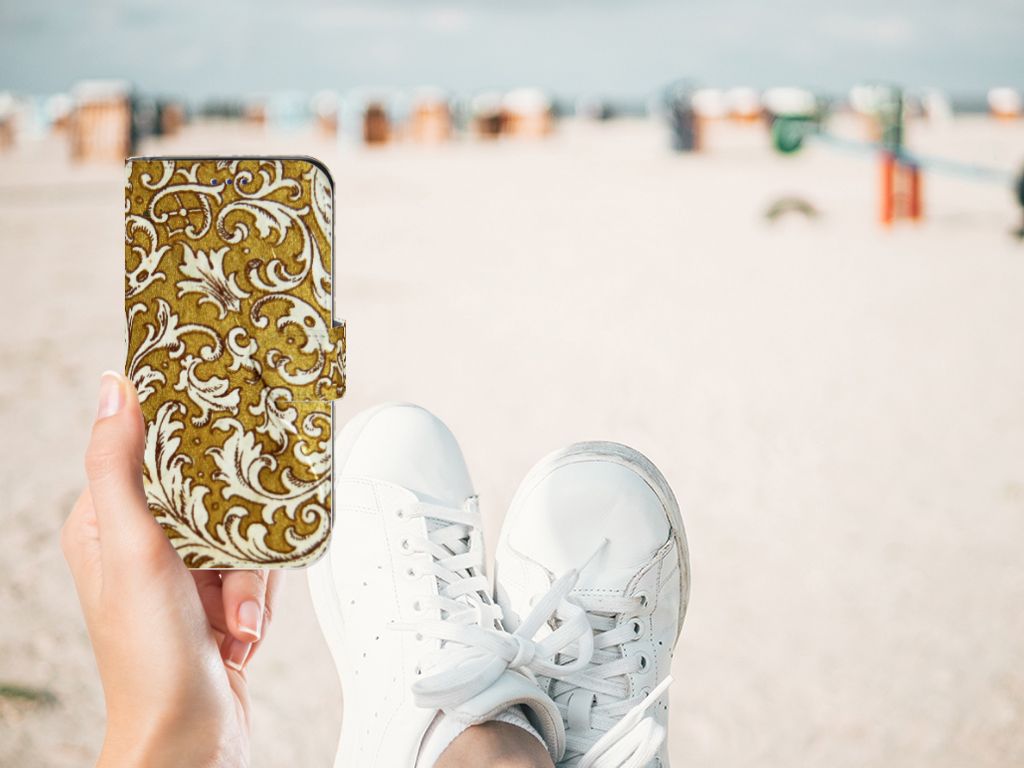 Wallet Case Samsung Galaxy S10e Barok Goud