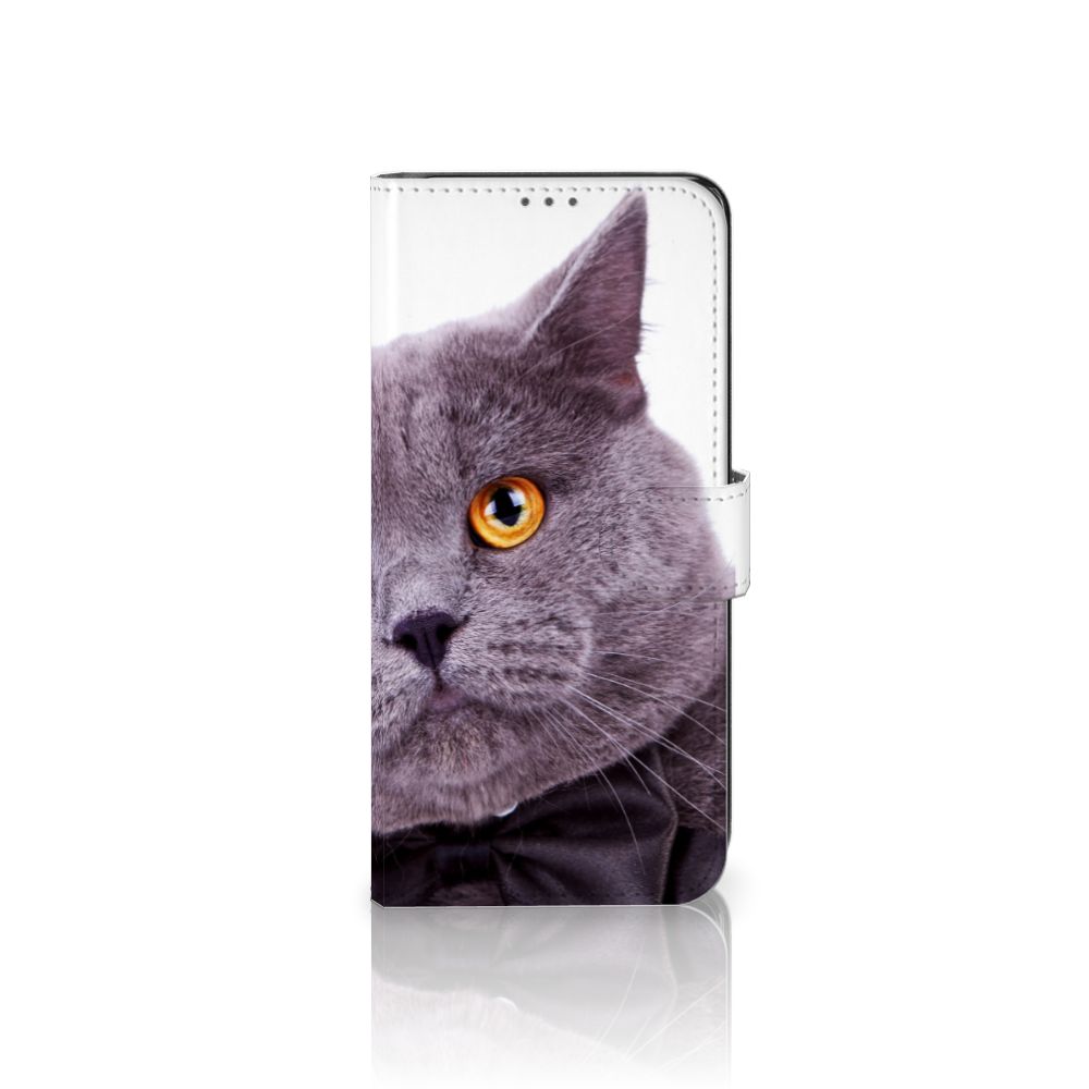 Samsung Galaxy A32 5G Telefoonhoesje met Pasjes Kat