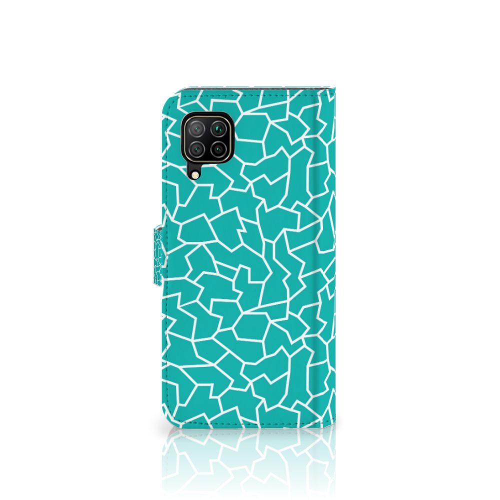 Huawei P40 Lite Hoesje Cracks Blue