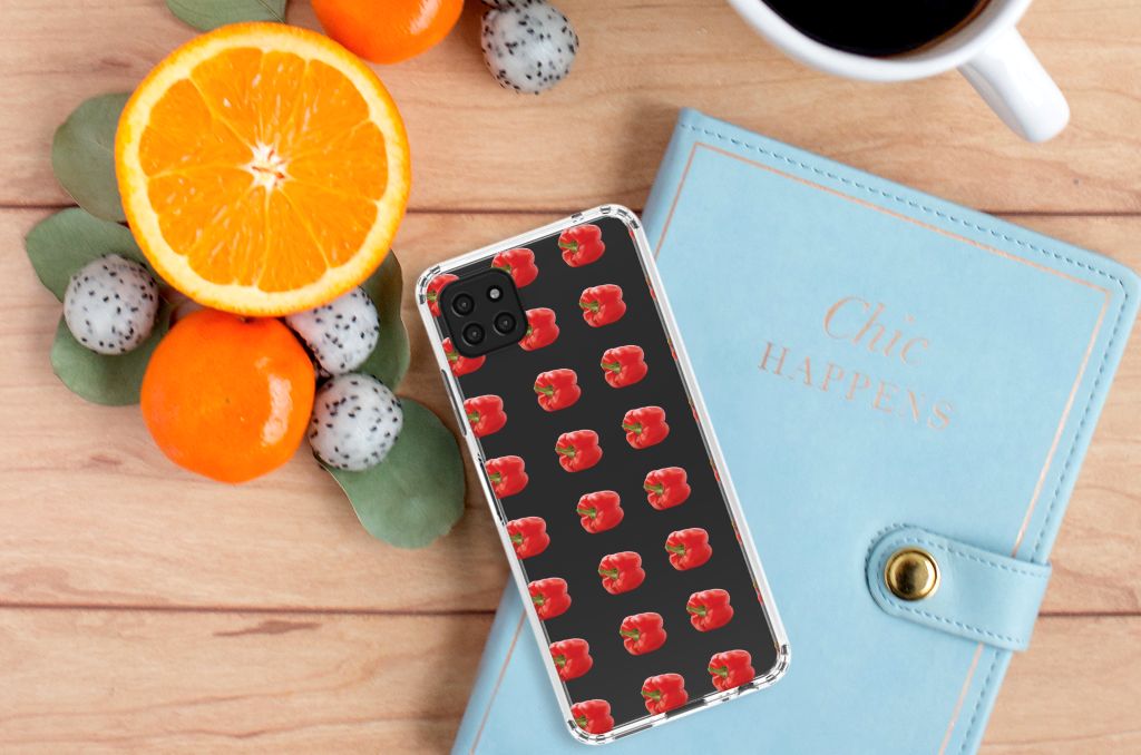 Samsung Galaxy A22 5G Beschermhoes Paprika Red B2C Telecom