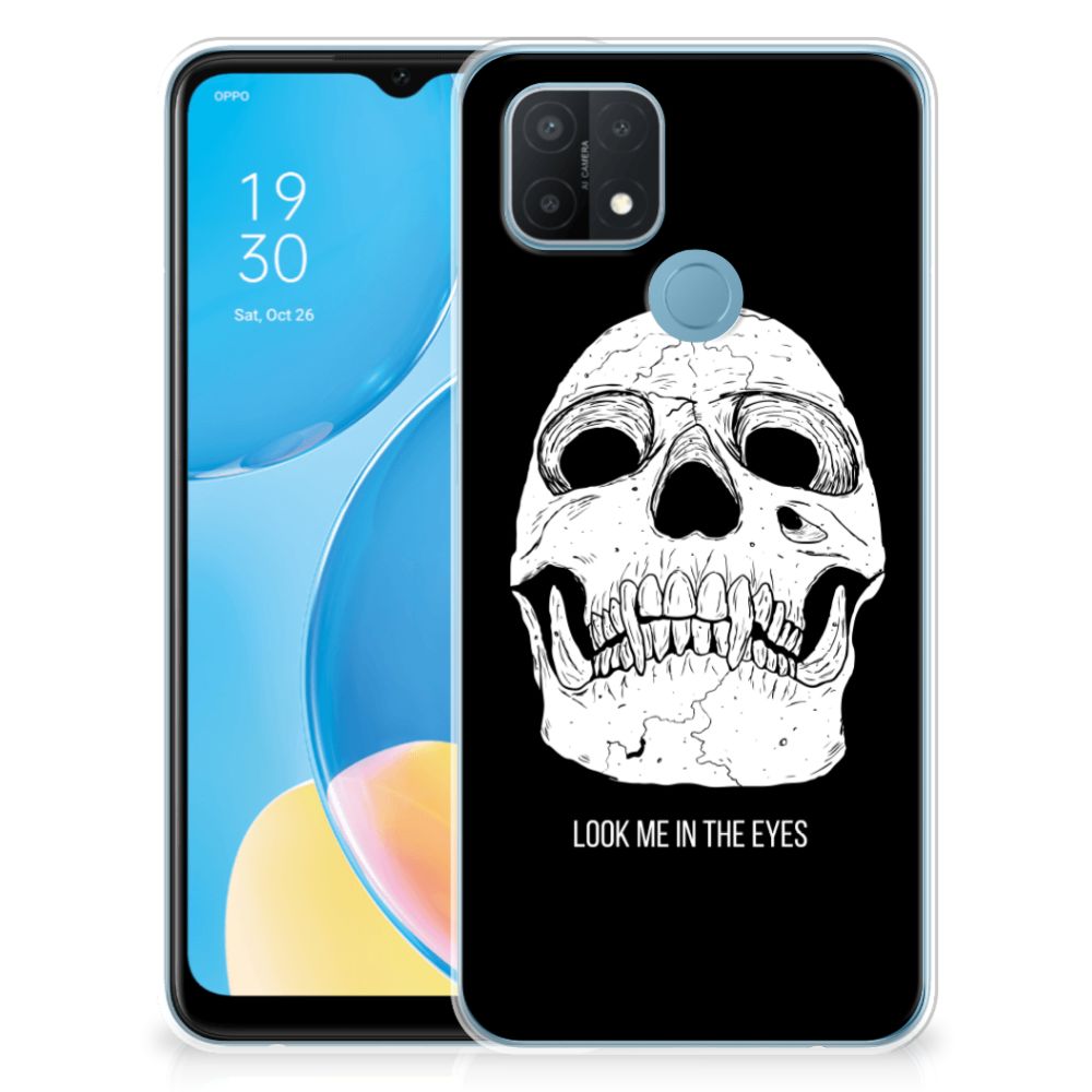 Silicone Back Case OPPO A15 Skull Eyes B2C Telecom