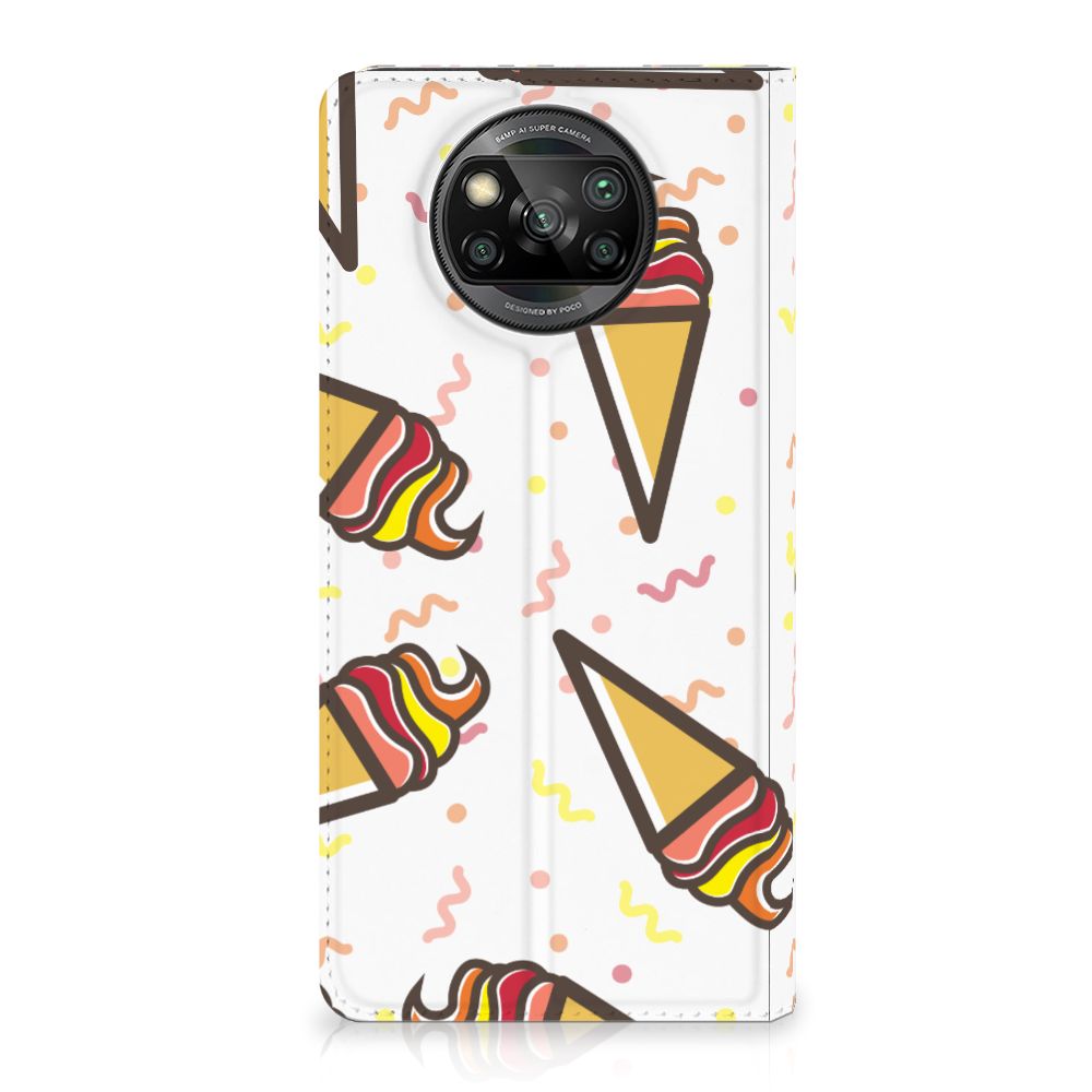Xiaomi Poco X3 Pro | Poco X3 Flip Style Cover Icecream - B2C Telecom
