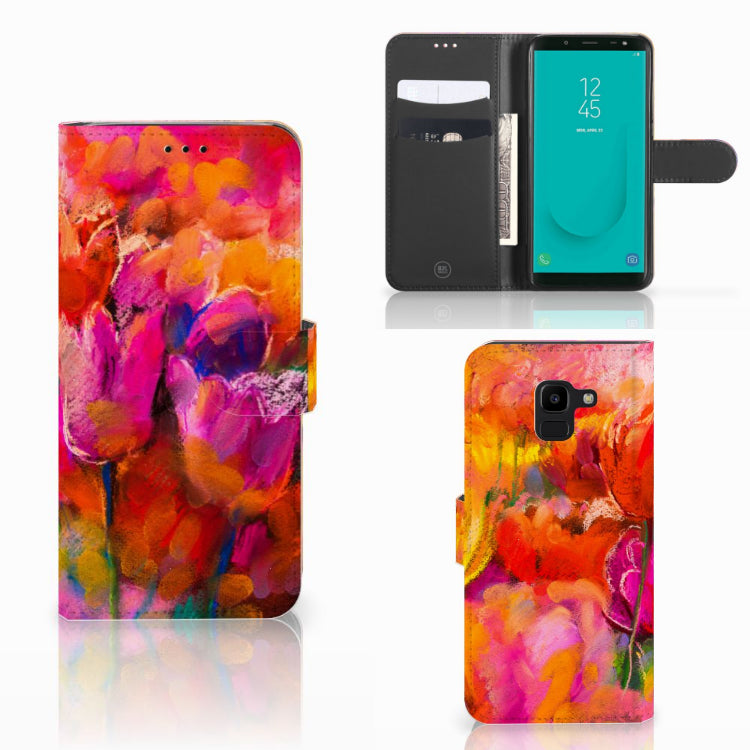 Hoesje Samsung Galaxy J6 2018 Tulips