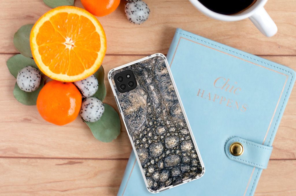Samsung Galaxy A22 5G Case Anti-shock Krokodillenprint B2C Telecom