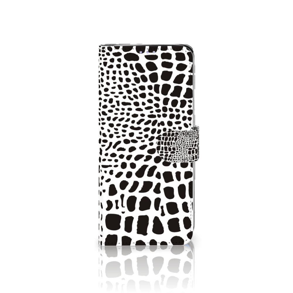 Samsung Galaxy S20 Plus Telefoonhoesje met Pasjes Slangenprint