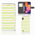 Samsung Galaxy A10 Telefoon Hoesje Waves Yellow