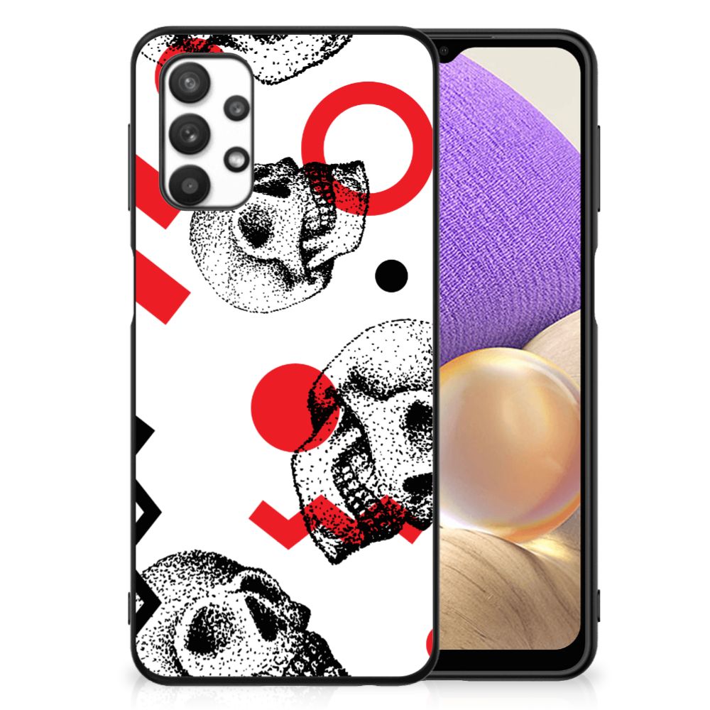 Telefoonhoesje Samsung Galaxy A32 5G Skull Red B2C Telecom