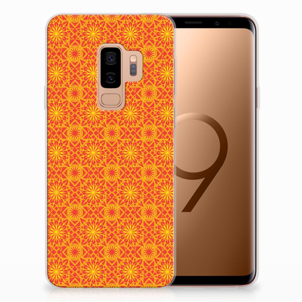 Samsung Galaxy S9 Plus TPU bumper Batik Oranje