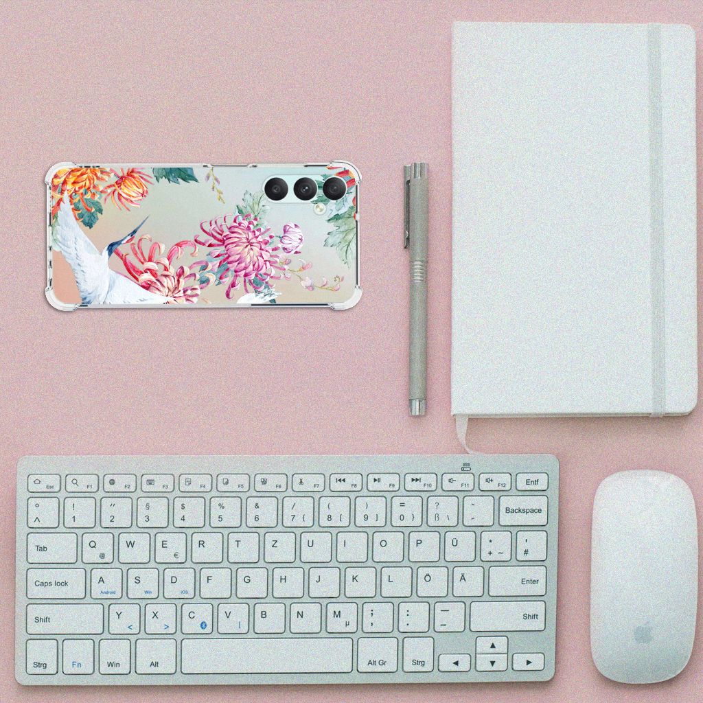 Samsung Galaxy A05s Case Anti-shock Bird Flowers B2C Telecom