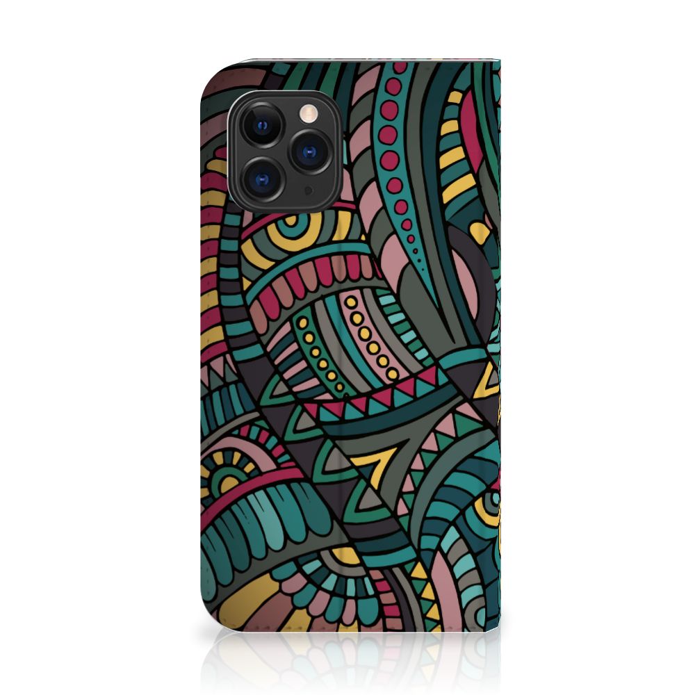 Apple iPhone 11 Pro Hoesje met Magneet Aztec