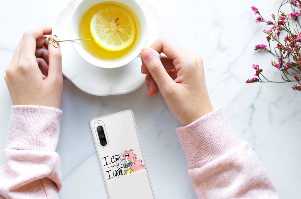 Sony Xperia 10 IV Telefoonhoesje met Naam i Can B2C Telecom