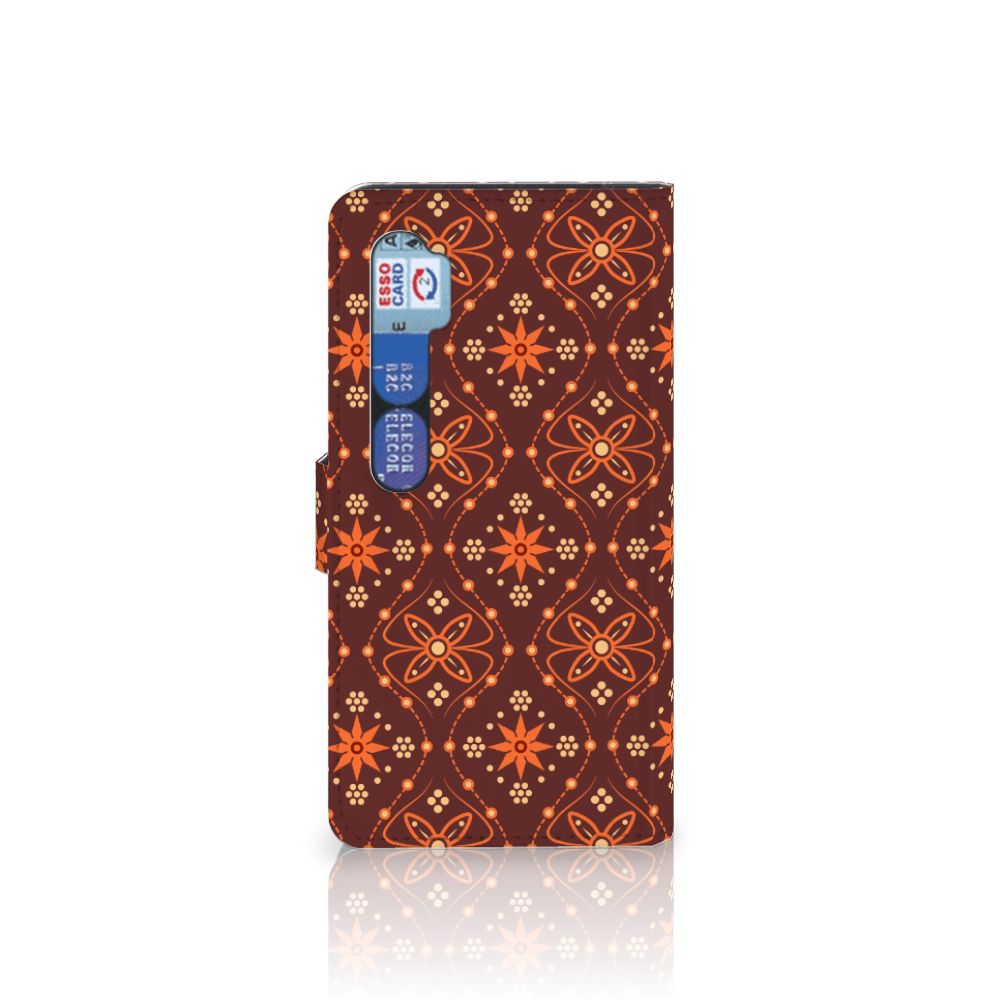 Xiaomi Mi Note 10 Pro Telefoon Hoesje Batik Brown