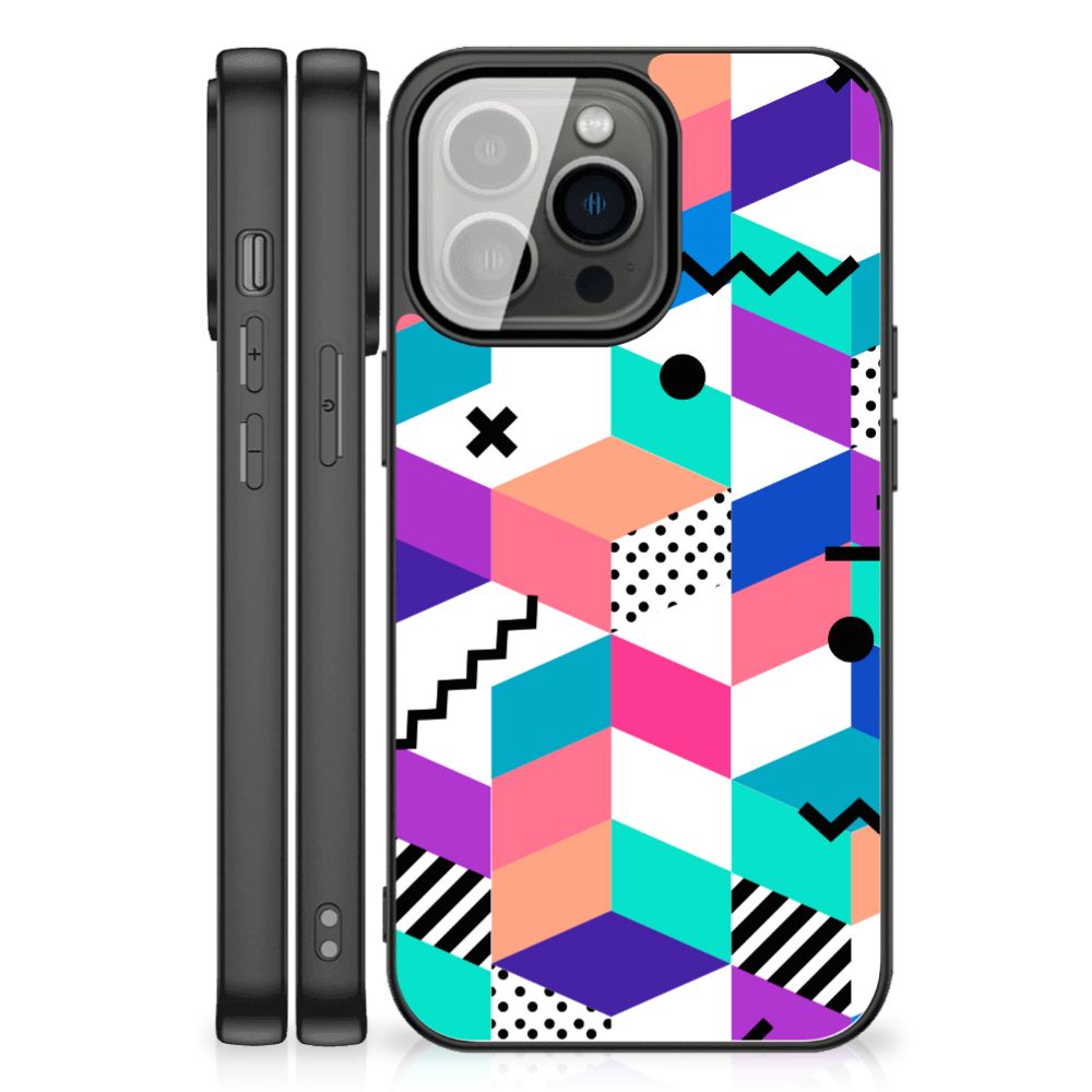 iPhone 13 Pro Max Backcover Blokken Kleurrijk B2C Telecom