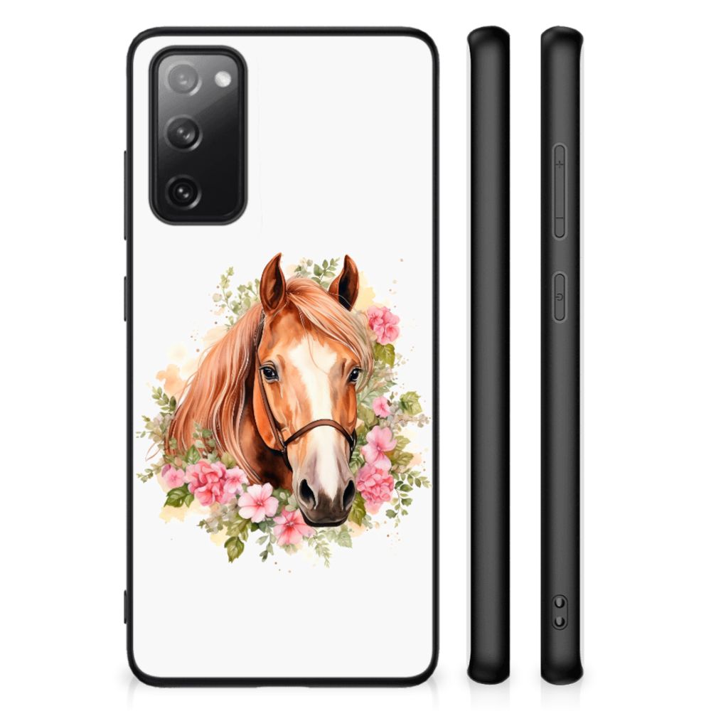 Dierenprint Telefoonhoesje voor Samsung Galaxy S20 FE Paard B2C Telecom