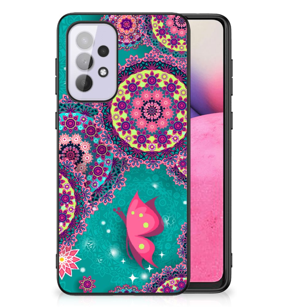 Samsung Galaxy A33 5G Leuk Telefoonhoesje Cirkels en Vlinders