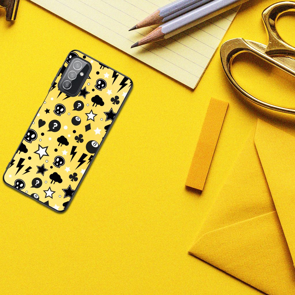 Telefoonhoesje Samsung Galaxy M52 Punk Geel B2C Telecom