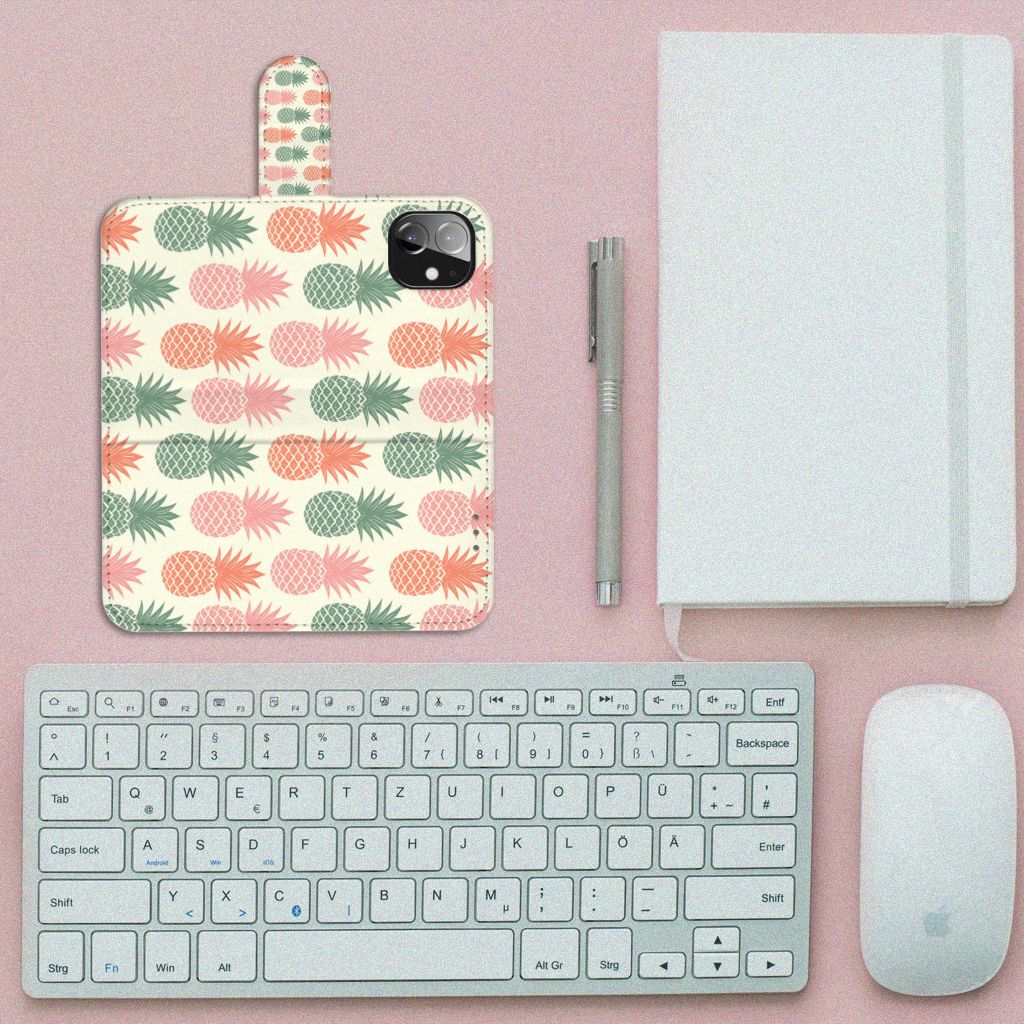 Apple iPhone 12 Mini Book Cover Ananas