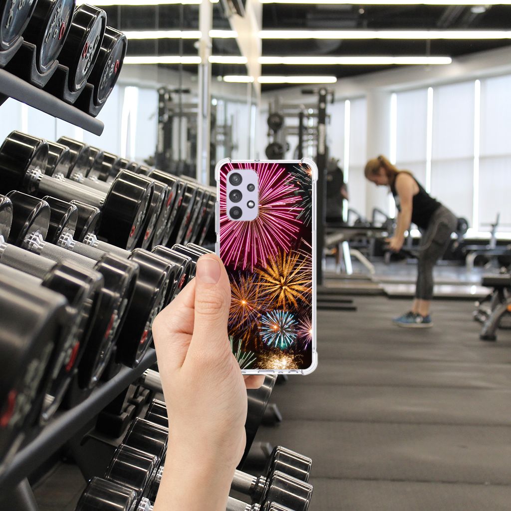 Samsung Galaxy A32 4G | A32 5G Enterprise Editie Anti Shock Bumper Case Vuurwerk B2C Telecom