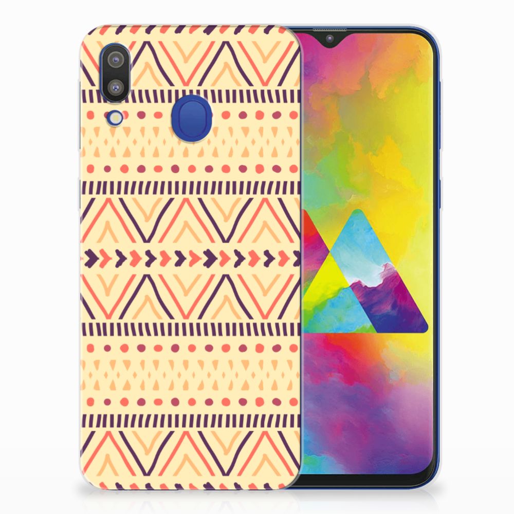 Samsung Galaxy M20 (Power) TPU bumper Aztec Yellow