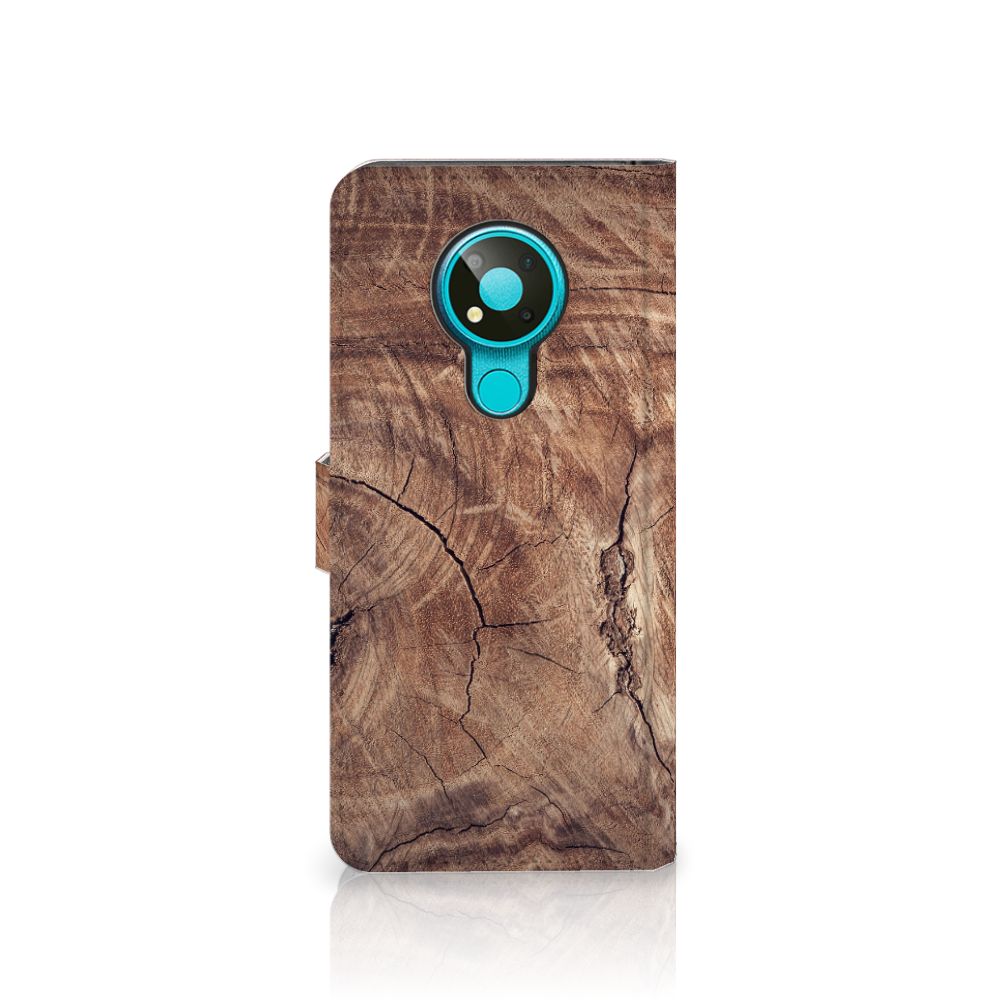 Nokia 3.4 Book Style Case Tree Trunk