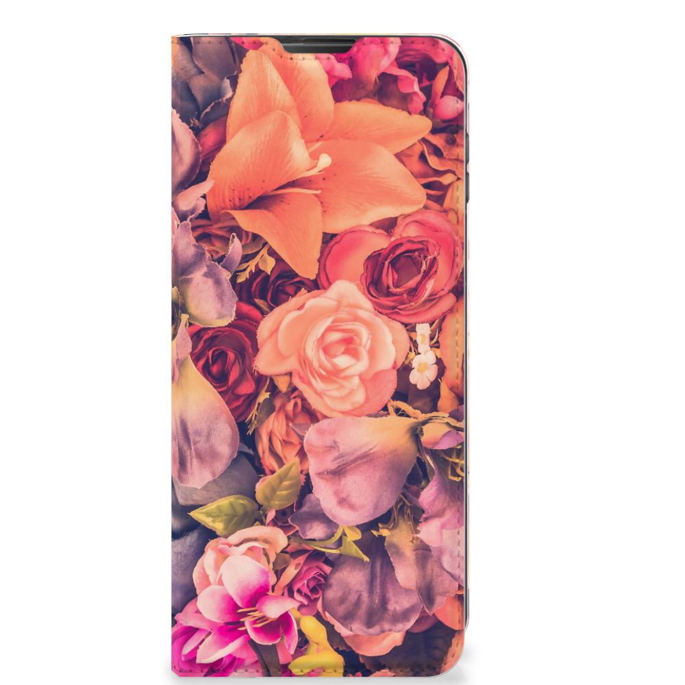 Motorola Moto G 5G Plus Smart Cover Bosje Bloemen - B2C Telecom