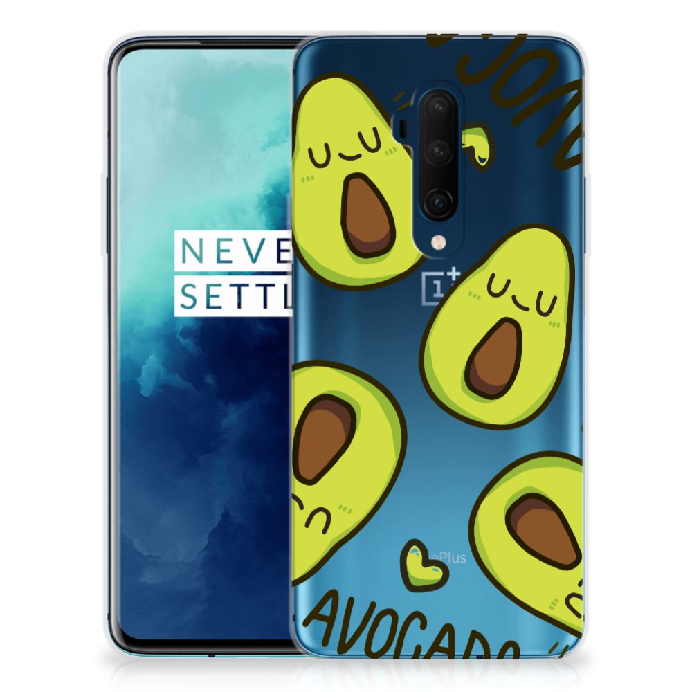 OnePlus 7T Pro Telefoonhoesje met Naam Avocado Singing