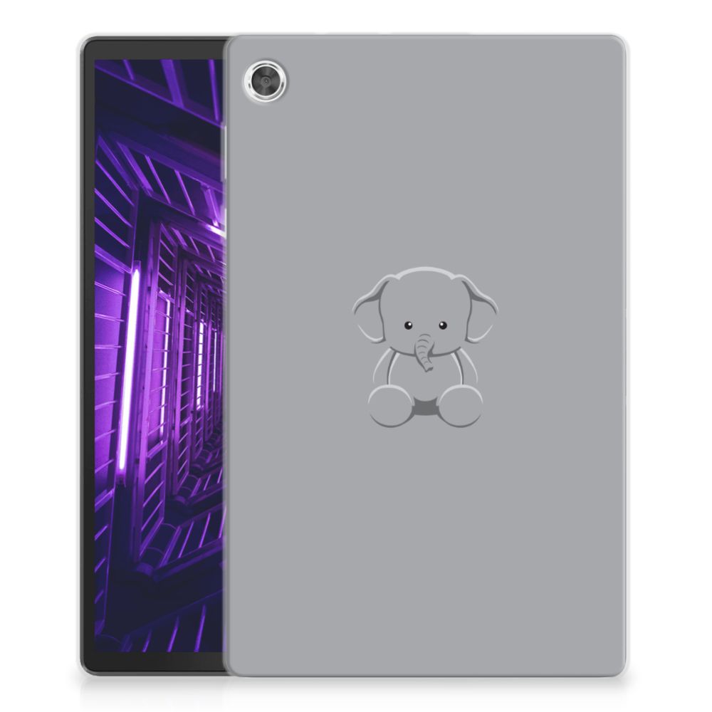 Lenovo Tab M10 Plus Tablet Back Cover Grijs Baby Olifant - B2C Telecom