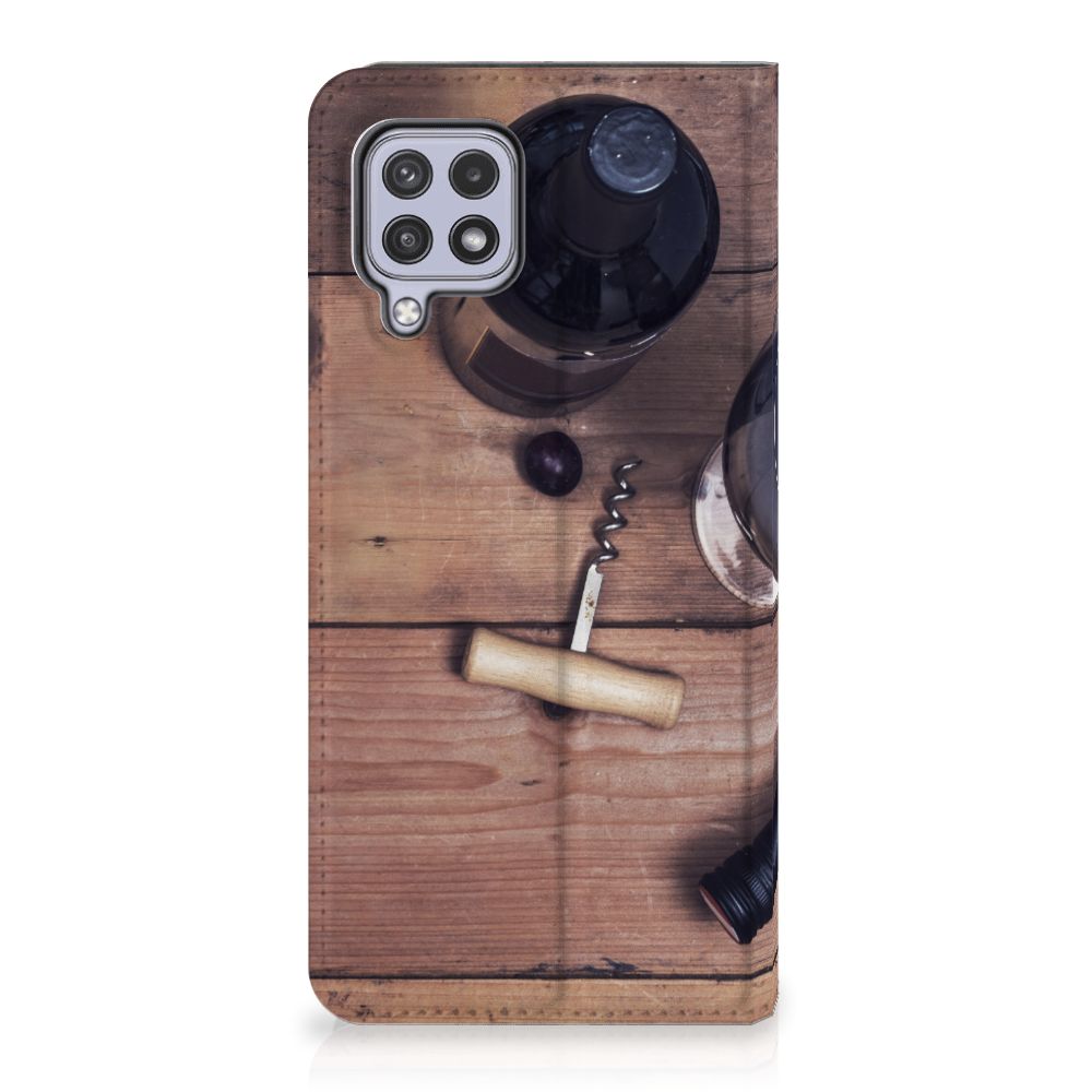 Samsung Galaxy A22 4G | M22 Flip Style Cover Wijn - B2C Telecom
