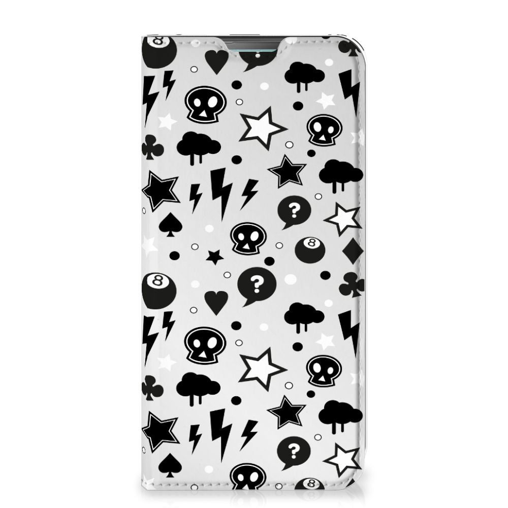 Mobiel BookCase Nokia 3.4 Silver Punk - B2C Telecom