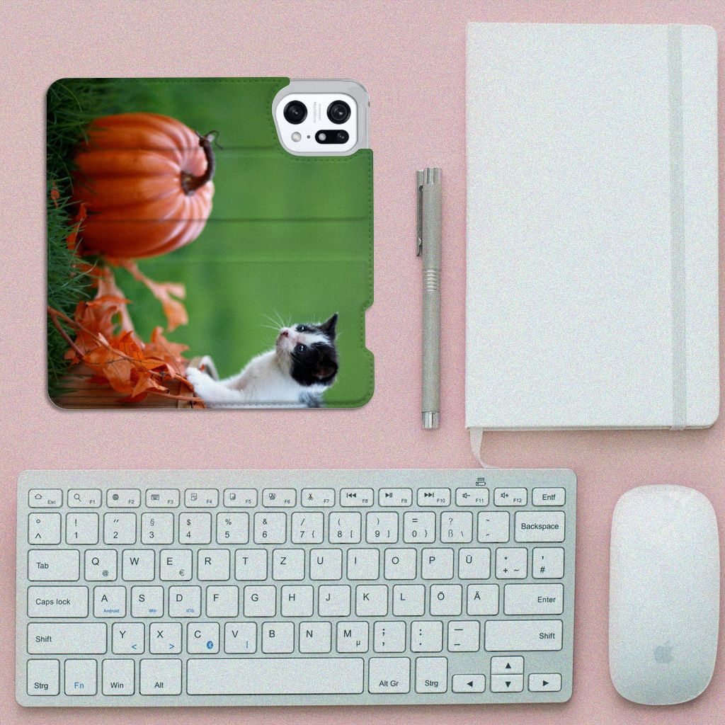 OPPO Find X5 Pro Hoesje maken Kitten - B2C Telecom