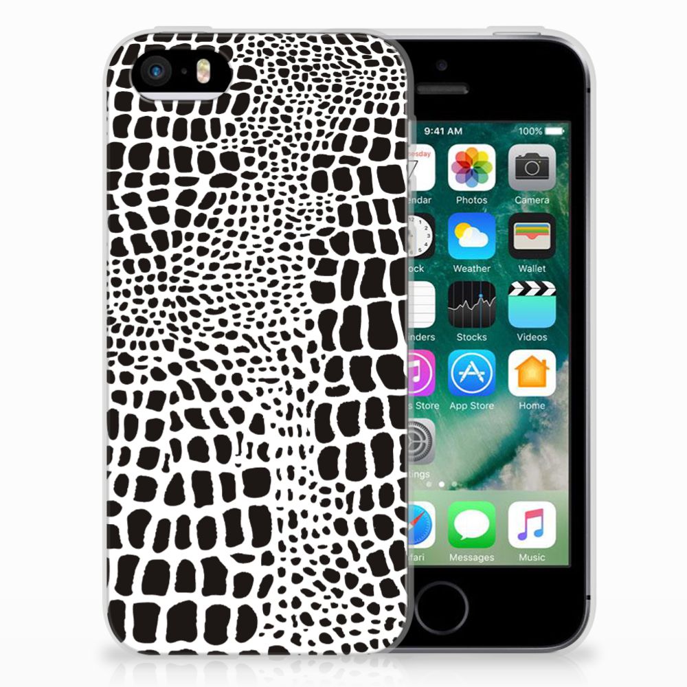 Apple iPhone SE | 5S TPU Hoesje Slangenprint