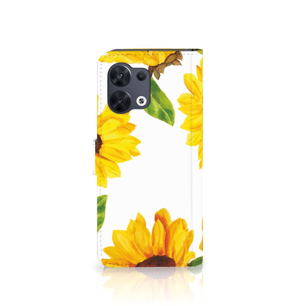 Hoesje voor OPPO Reno8 Zonnebloemen