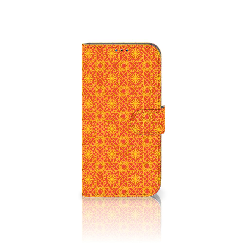 iPhone 14 Pro Telefoon Hoesje Batik Oranje