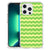 iPhone 13 Pro Max Doorzichtige Silicone Hoesje Waves Green met een vrolijk golfdesign 🌊.