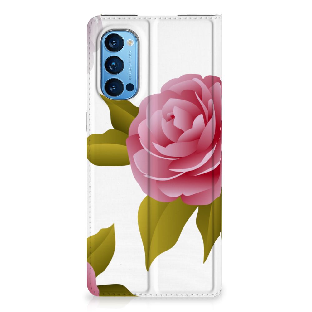 OPPO Reno4 Pro 5G Smart Cover Roses - B2C Telecom
