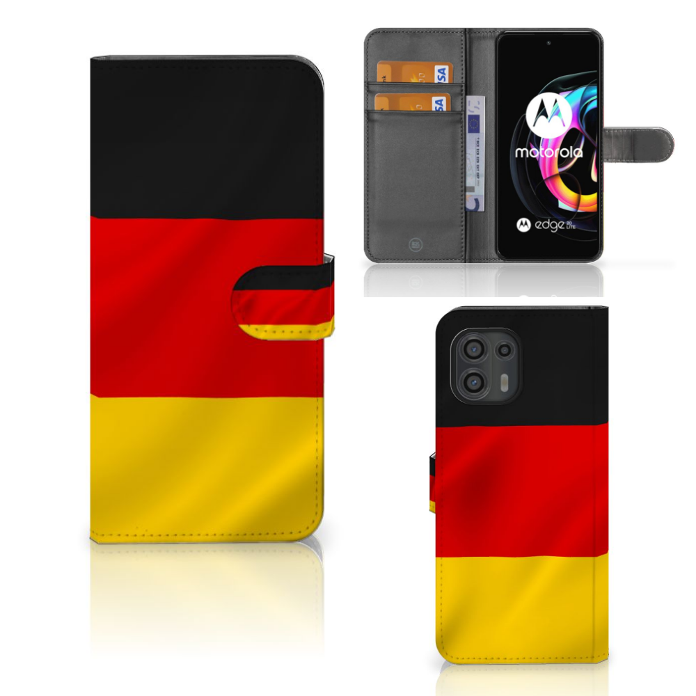 Motorola Edge 20 Lite Bookstyle Case Duitsland