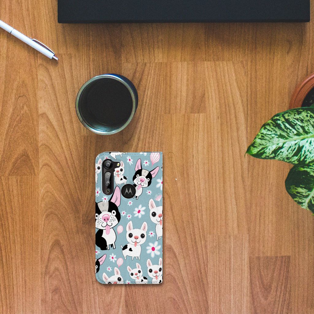 Motorola Moto G8 Power Hoesje maken Hondjes - B2C Telecom