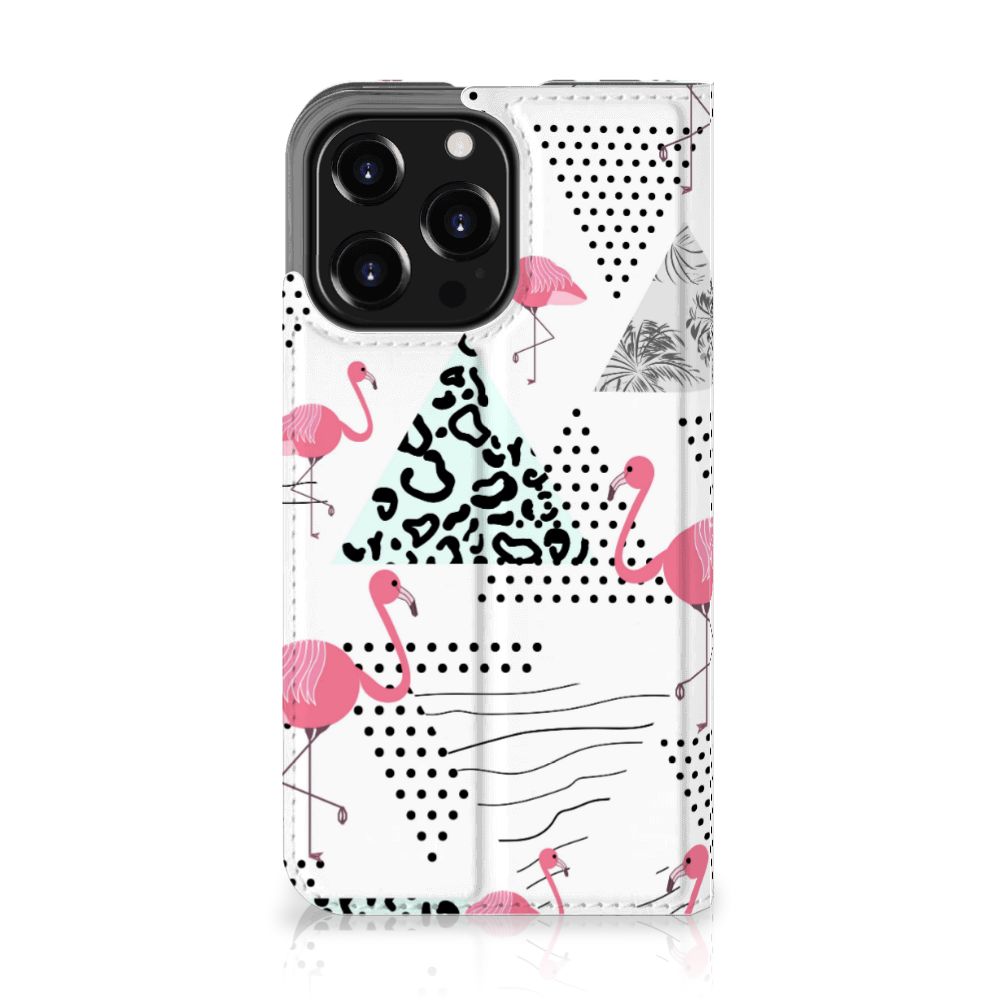 iPhone 13 Pro Hoesje maken Flamingo Triangle - B2C Telecom