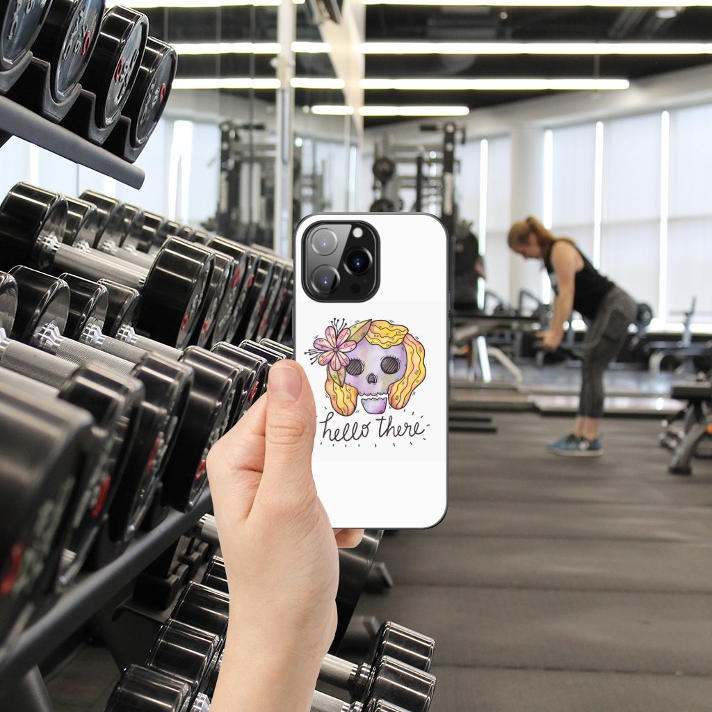 Telefoonhoesje iPhone 14 Pro Max Boho Skull B2C Telecom