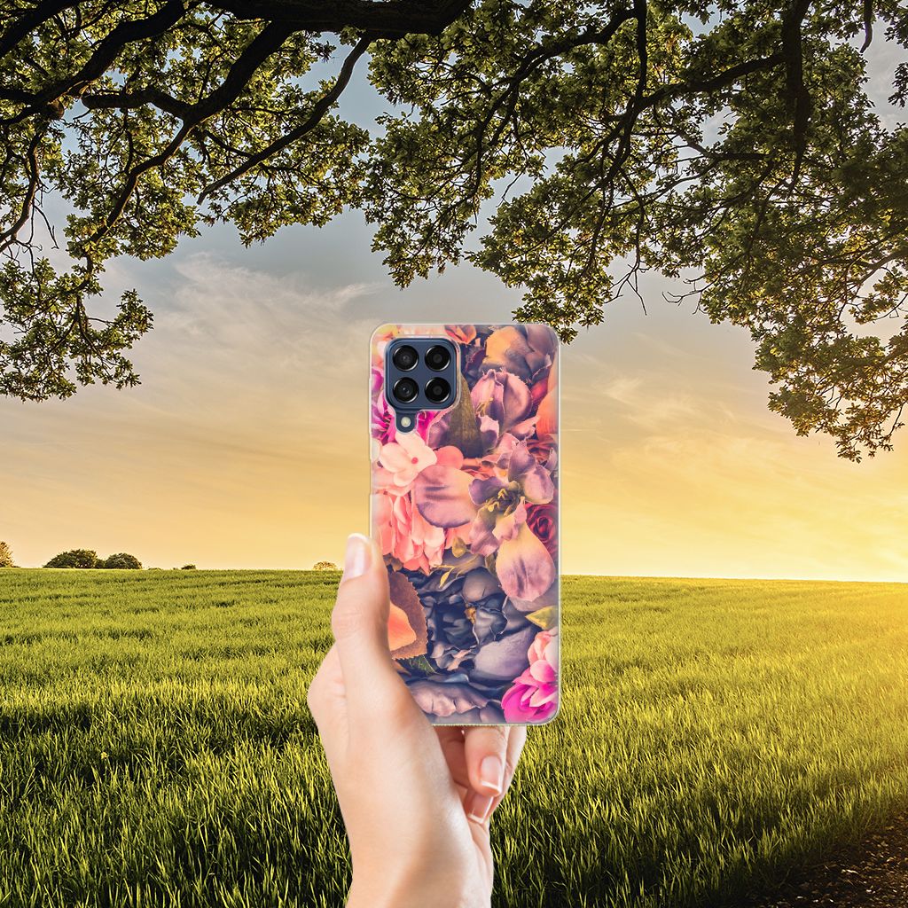 Samsung Galaxy M53 TPU Case Bosje Bloemen