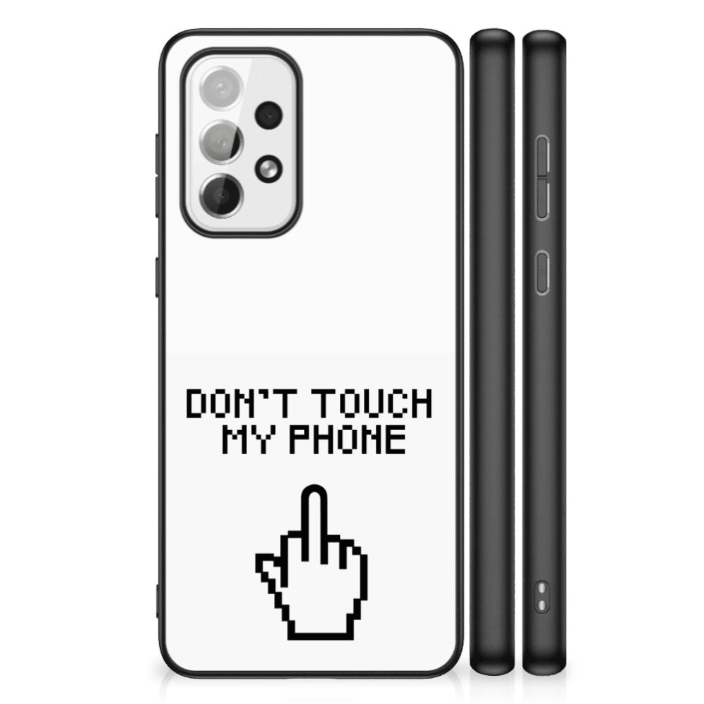 Samsung Galaxy A73 Telefoon Hoesje Finger Don't Touch My Phone B2C Telecom