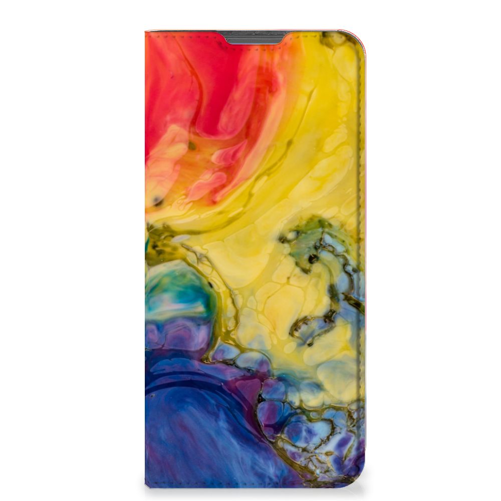 Bookcase Motorola Moto E32 | Moto E32s Watercolor Dark