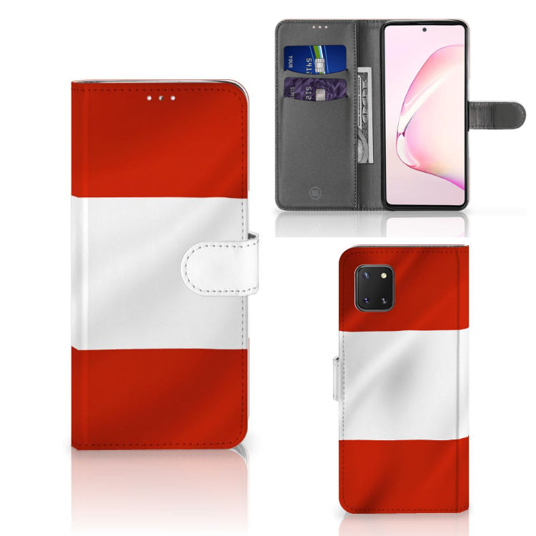 Samsung Note 10 Lite Bookstyle Case Oostenrijk