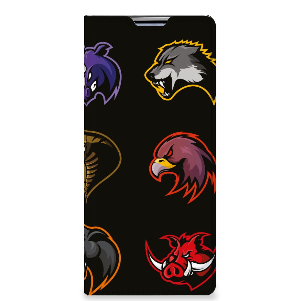 OPPO Find X3 Neo Magnet Case Cartoon design featuring colorful animal graphics