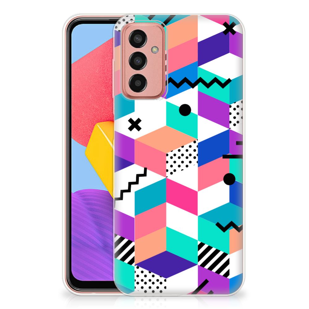 Samsung Galaxy M13 | M23 TPU Hoesje Blokken Kleurrijk