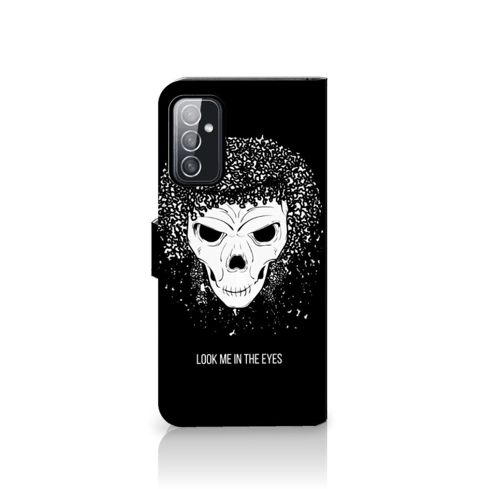 Telefoonhoesje met Naam Samsung Galaxy M52 Skull Hair