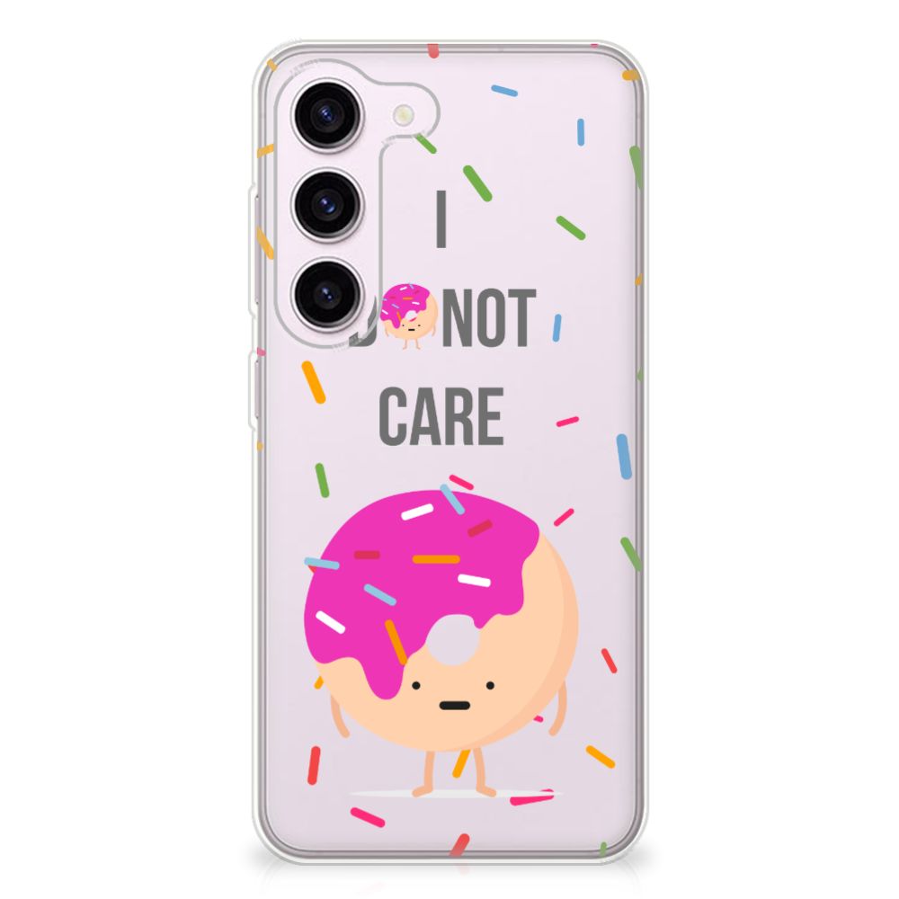 Samsung Galaxy S23 Siliconen Case Donut Roze B2C Telecom