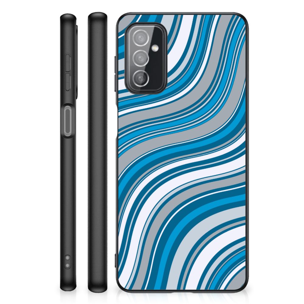 Samsung Galaxy M52 Back Case Waves Blue B2C Telecom