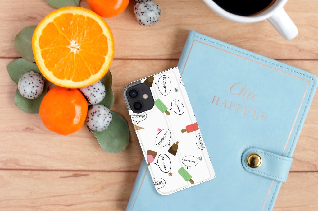 iPhone 12 Mini Flip Style Cover IJsjes - B2C Telecom
