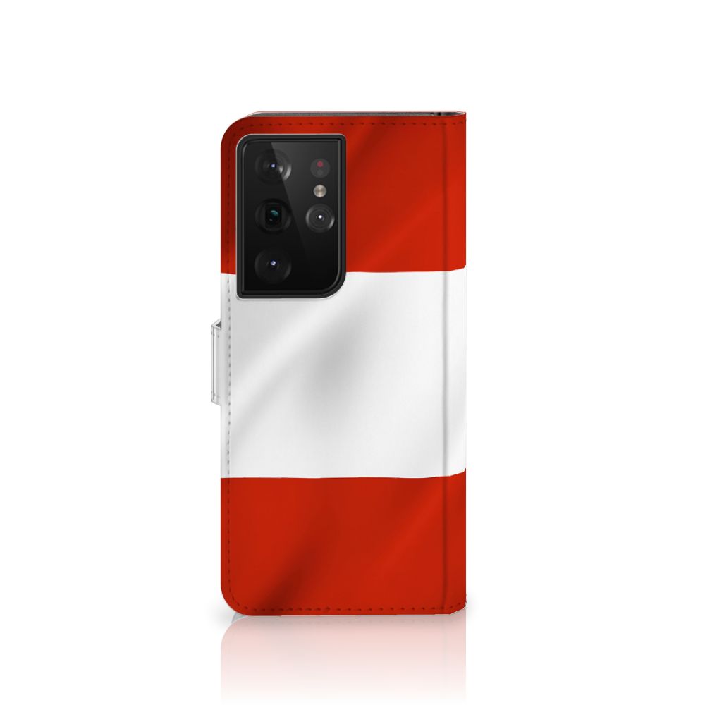 Samsung Galaxy S21 Ultra Bookstyle Case Oostenrijk